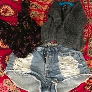 Brandy Melville jean shorts